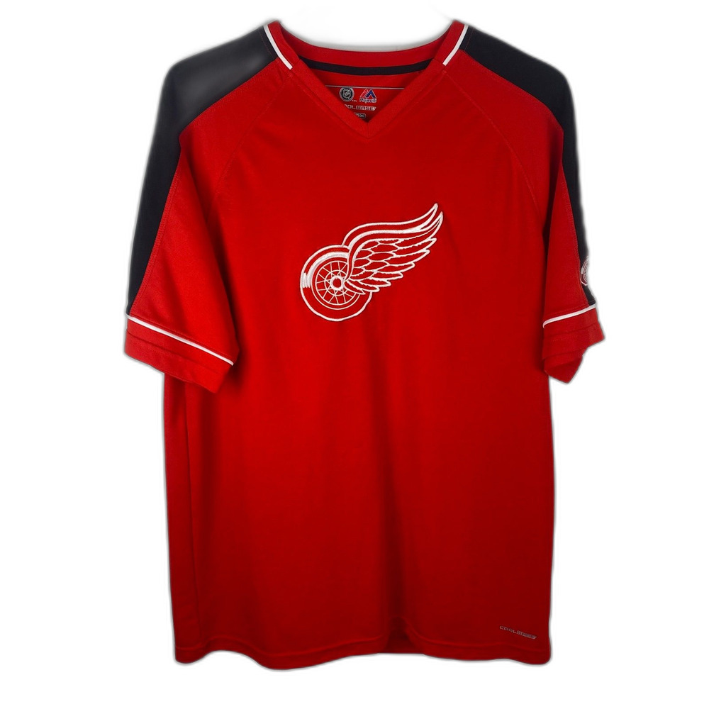 Detroit Red Wings NHL Majestic Red T-shirt in Men's XL Coolbase Tee